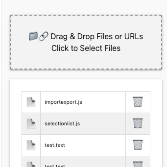 Drag & Drop Functionality